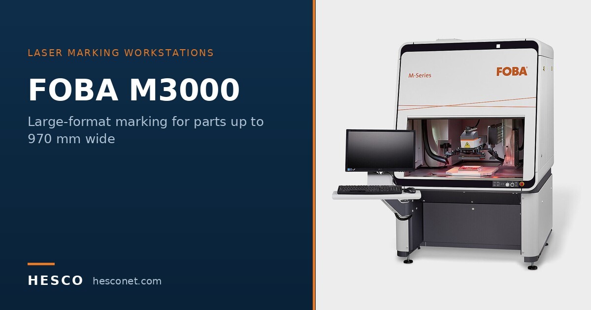FOBA M3000 large-format laser marking machine
