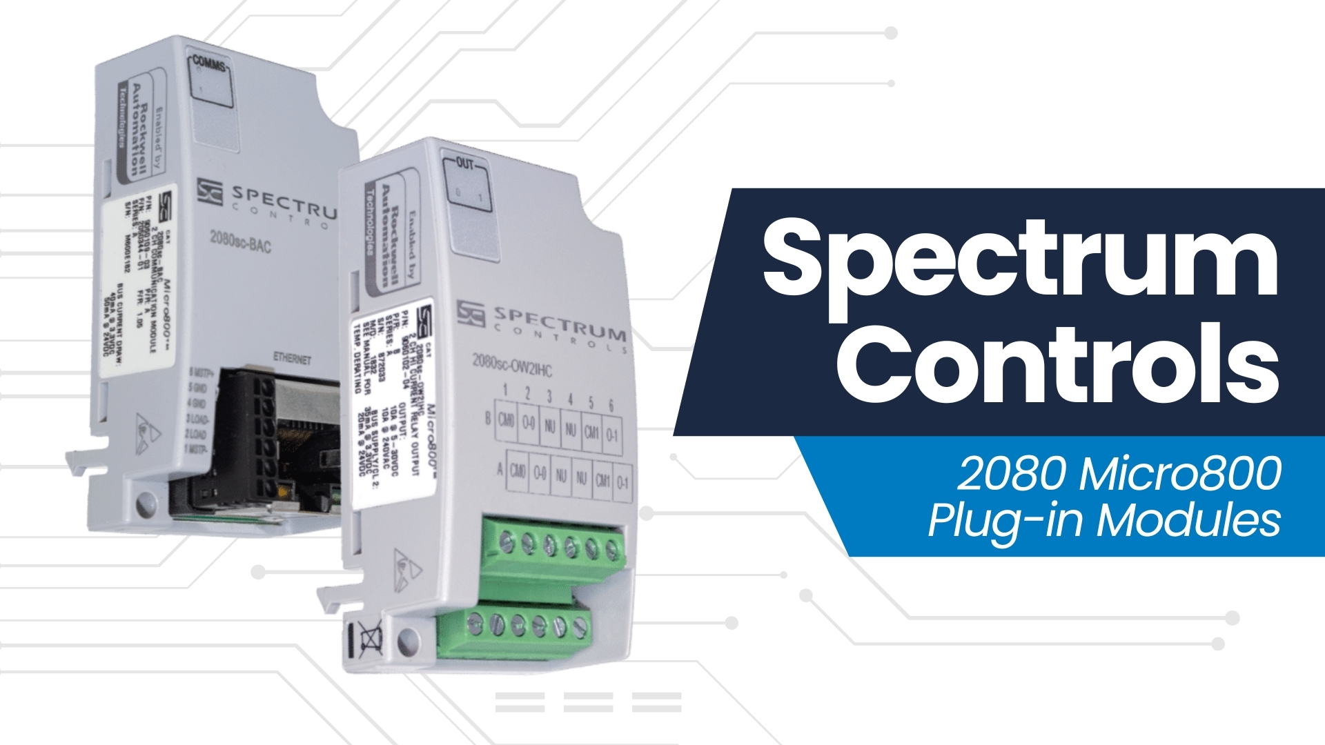 Extending the Micro800 with Spectrum Controls Plug-In Modules