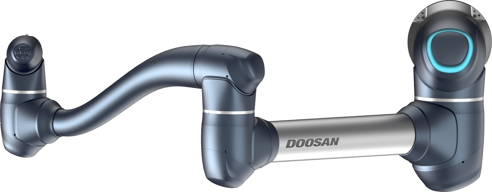 Doosan H2017 collaborative robot extended to its full horizontal reach